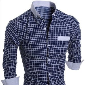 NWT Long Sleeve Casual Button-Down Shirt